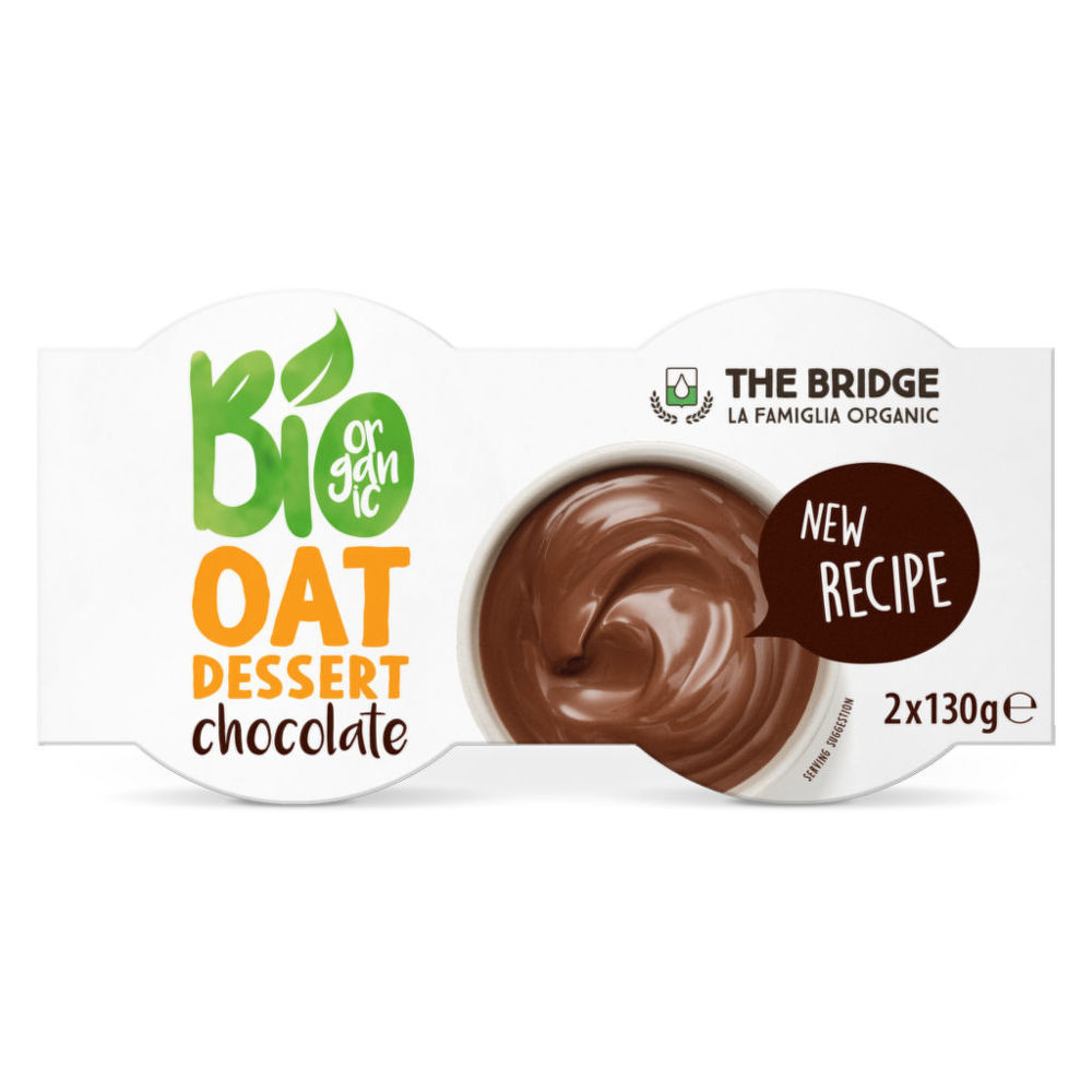 BIO dezert ovesný čokoládový 2x130 g The Bridge